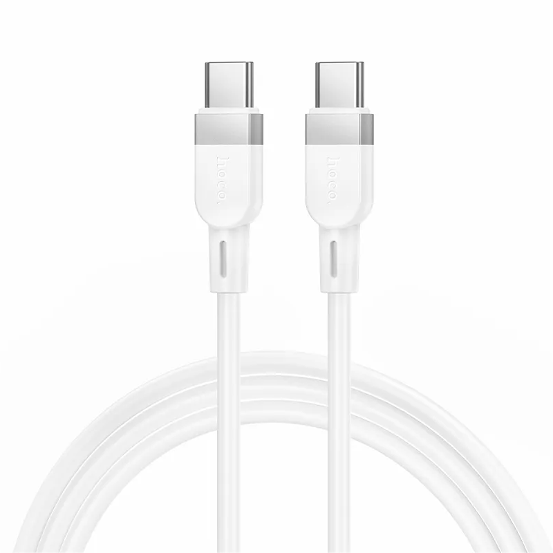 Kabel za podatke in polnjenje USB-C - USB-C HOCO X109, 60W, 1m, Bel