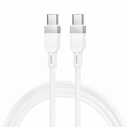 Kabel za podatke in polnjenje USB-C - USB-C HOCO X109, 60W, 1m, Bel