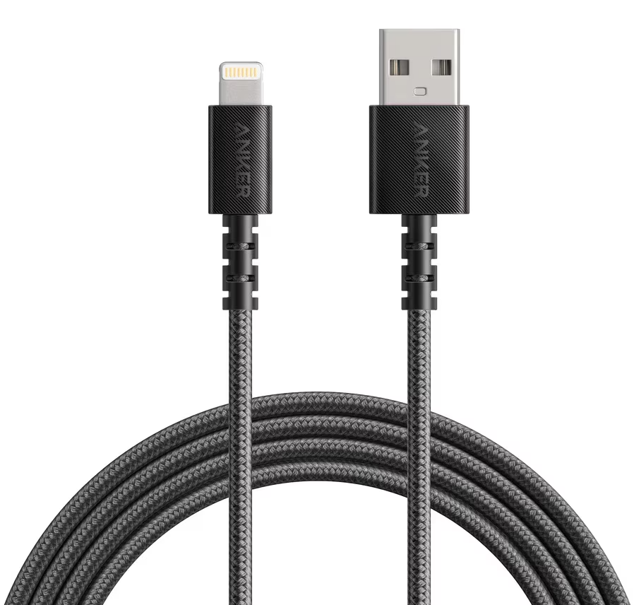 Kabel za podatke in polnjenje USB-A - Lightning Anker Powerline Select+, 18W, 1.8m, Črn A8013H12