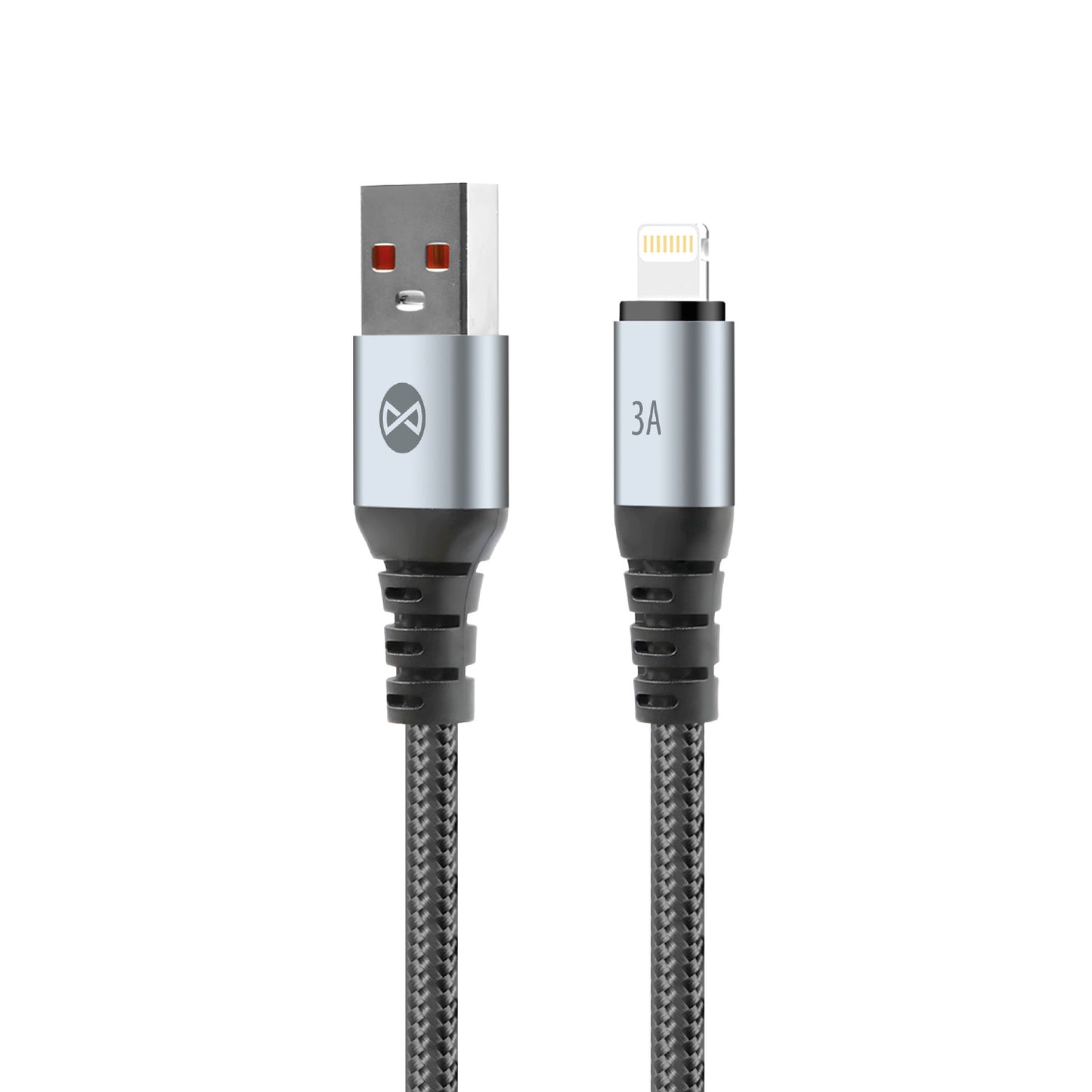 Kabel za podatke in polnjenje USB-A - Lightning Forever Braix, 18W, 1m, črn