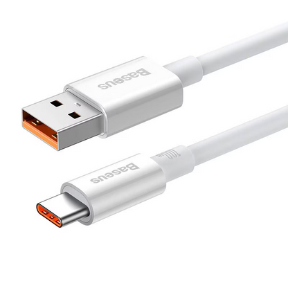 Kabel za podatke in polnjenje USB-A - USB-C Baseus Superior Series, 100W, 1m, Bel P10320102214-01