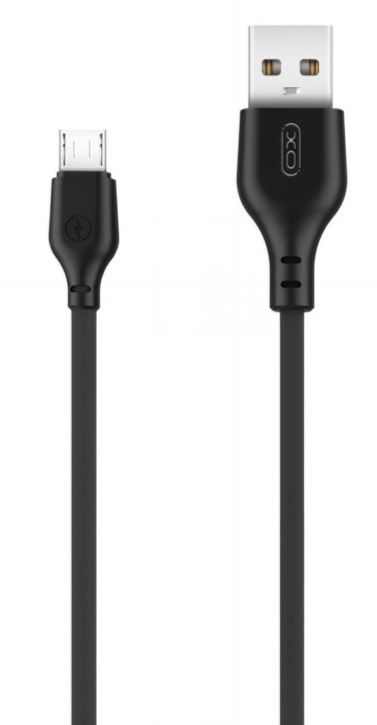 Kabel za podatke in polnjenje USB-A - microUSB XO Design NB103, 18W, 2m, črn