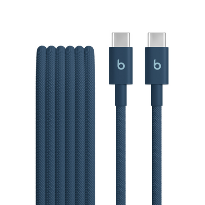 Kabel za podatke in polnjenje USB-C - USB-C Beats, 1.5m, modra MDGE4ZM/A
