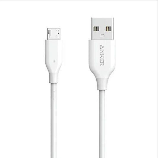 Kabel za prenos podatkov in polnjenje USB-A - microUSB Anker PowerLine, 18W, 1m, Bel A8132H21