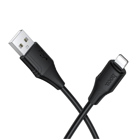 Podatkovni in polnilni kabel USB-A - Lightning HOCO X124, 18W, 1m, Črn