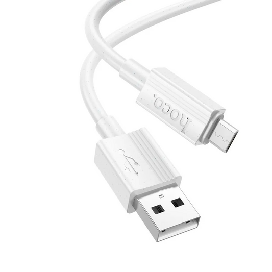 Podatkovni in polnilni kabel USB-A - microUSB HOCO X107, 18W, 1m, bel