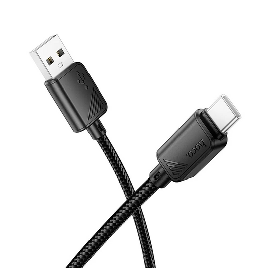 Podatkovni in polnilni kabel USB-A - USB-C HOCO X113, 18W, 1m, Črn
