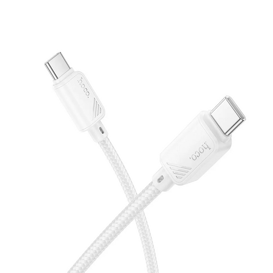 USB-C podatkovni in polnilni kabel - USB-C HOCO X113, 60W, 1m, bel