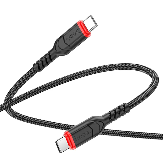 Podatkovni in polnilni kabel USB-C - USB-C HOCO X59 Victory, 60W, 3m, Črn