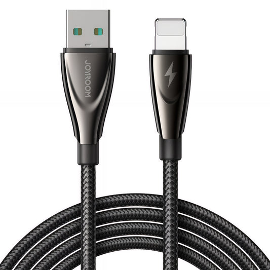 USB-A - Lightning podatkovni in polnilni kabel Joyroom SA31-AL3, 18W, 1,2 m, črn