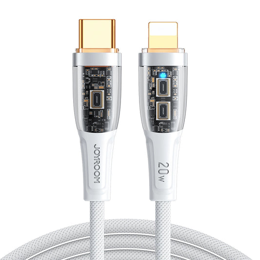 USB-C - Lightning podatkovni in polnilni kabel Joyroom S-CL020A3, 20W, 1,2 m, bel