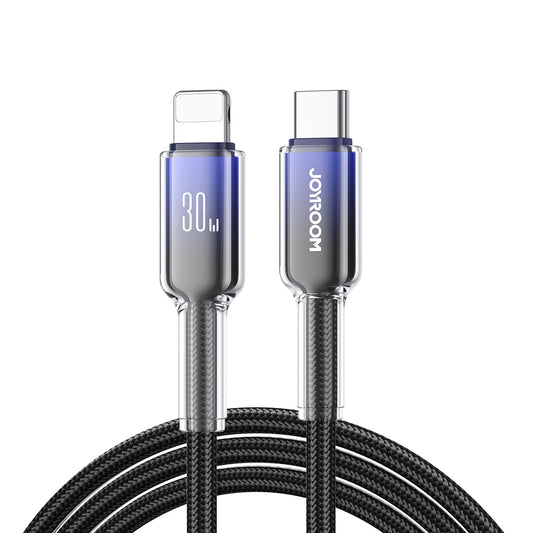 USB-C - Lightning podatkovni in polnilni kabel Joyroom S-A42, 30W, 1,2 m, črn