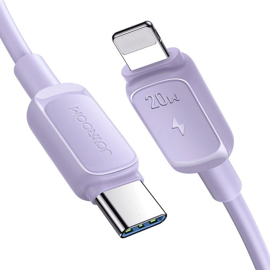 USB-C na Lightning podatkovni in polnilni kabel Joyroom S-A14, 20W, 1,2 m, vijoličen