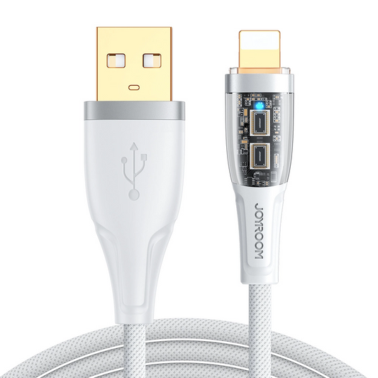 USB-A - Lightning podatkovni in polnilni kabel Joyroom S-UL012A3, 18W, 1,2 m, bel