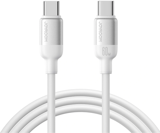 USB-C podatkovni in polnilni kabel - USB-C Joyroom S-A62 Lively, 60W, 1,2 m, bel