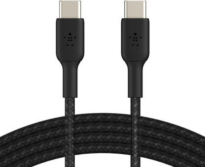 Podatkovni in polnilni kabel USB-C - USB-C Belkin BoostCharge Pro, 60W, 2m, črn CAB004bt2MBK