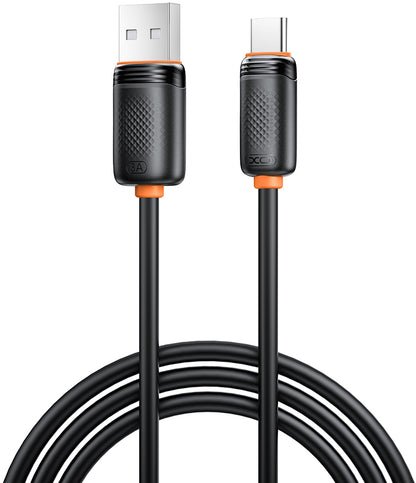 Podatkovni in polnilni kabel USB-A - USB-C XO Design NB302, 18W, 1m, Črn