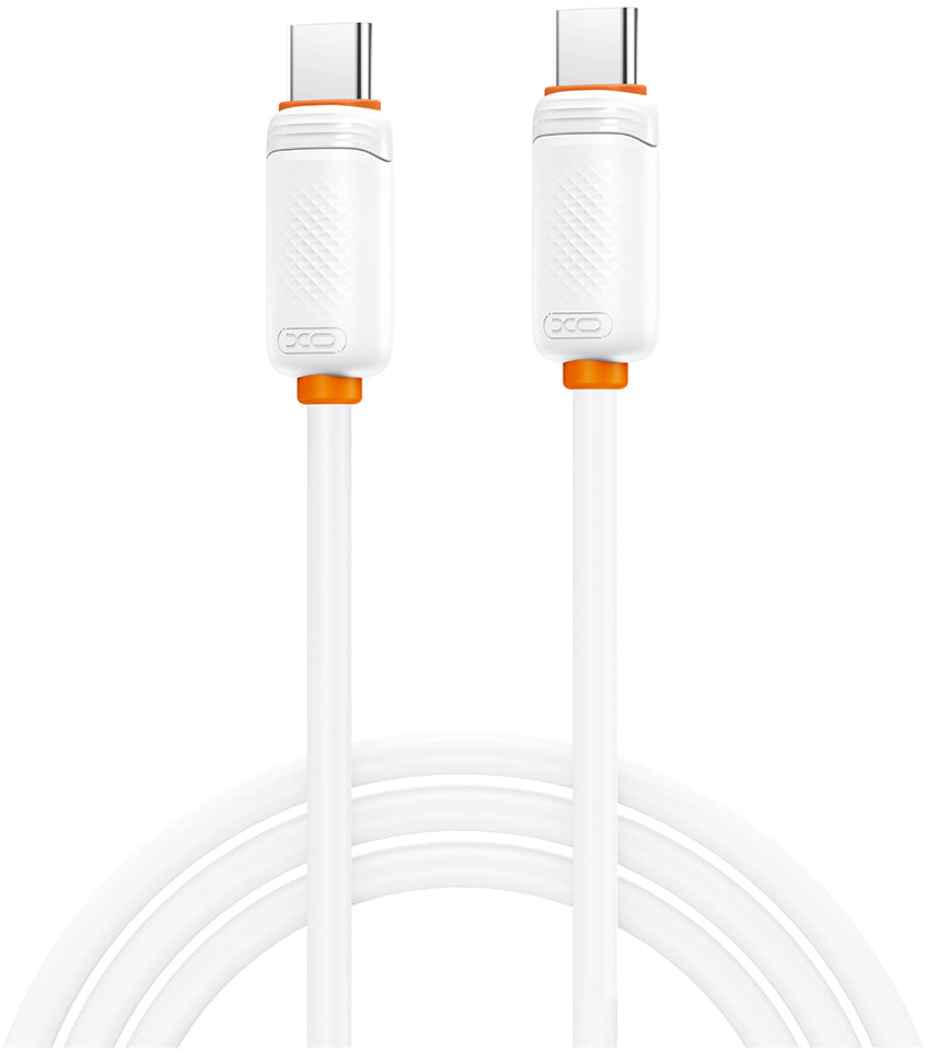 Podatkovni in polnilni kabel USB-C - USB-C XO Design NB-Q302B, 60W, 1m, bel