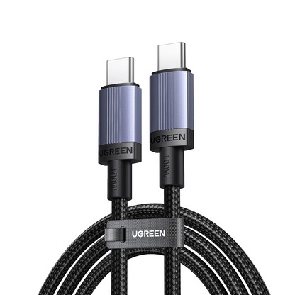 Podatkovni in polnilni kabel USB-C - USB-C UGREEN, 100W, 3m, črn