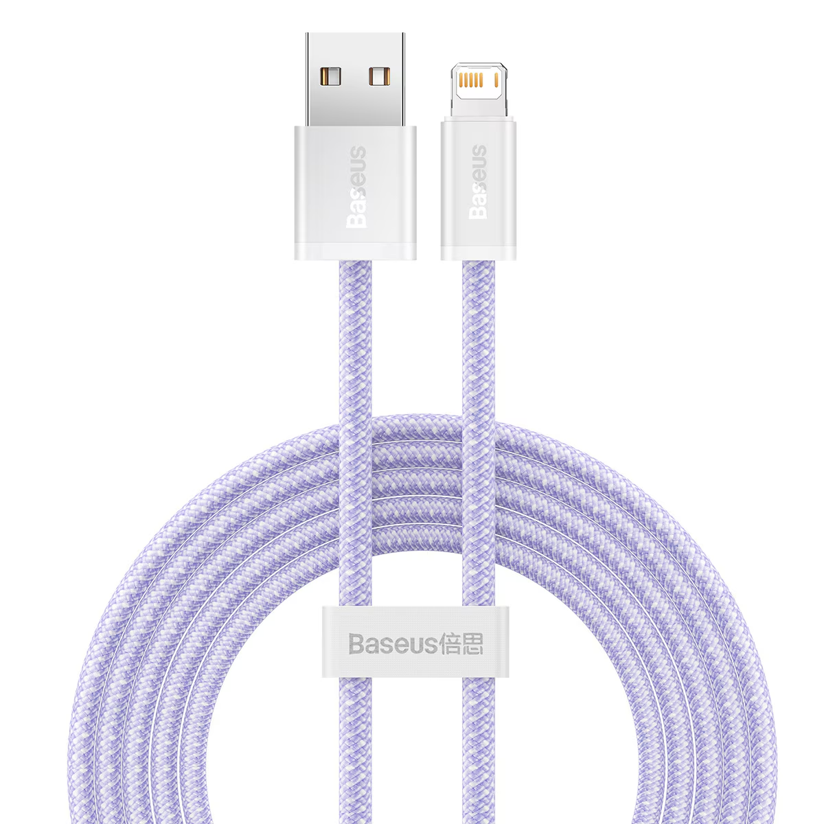 Podatkovni in polnilni kabel USB-A - Lightning Baseus Dynamic Series, 18W, 2m, vijoličen CALD000505