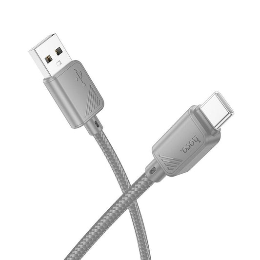 Podatkovni in polnilni kabel USB-A - USB-C HOCO X113, 18W, 1m, Siva