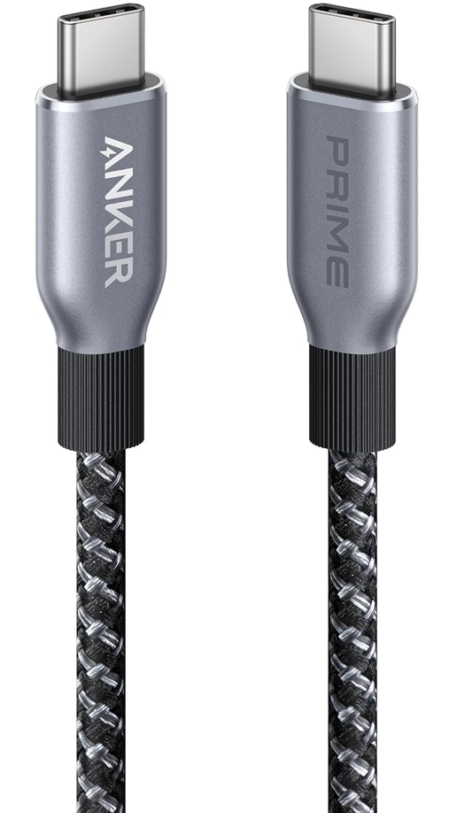 Podatkovni in polnilni kabel USB-C – USB-C Anker Prime, 240 W, 0,9 m, črn A88E2011