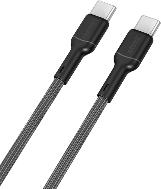 USB-C podatkovni in polnilni kabel - USB-C Dudao L9C Max, 240W, 2m, črn