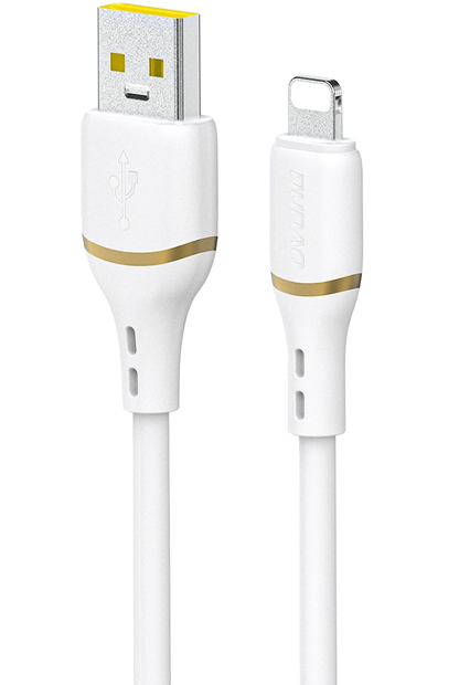 Podatkovni in polnilni kabel USB-A - Lightning Dudao L25L, 30W, 1m, bel
