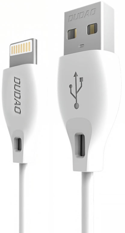 USB-A - Lightning podatkovni in polnilni kabel Dudao L4L, 18W, 1m, bel
