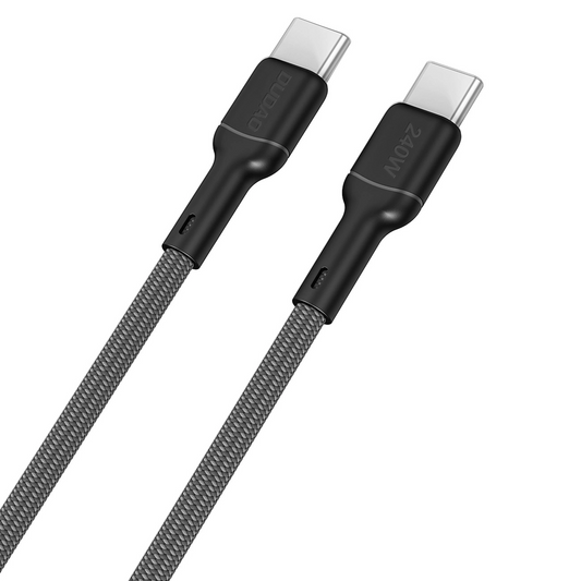 USB-C podatkovni in polnilni kabel - USB-C Dudao L9C Max, 240W, 1,2 m, črn