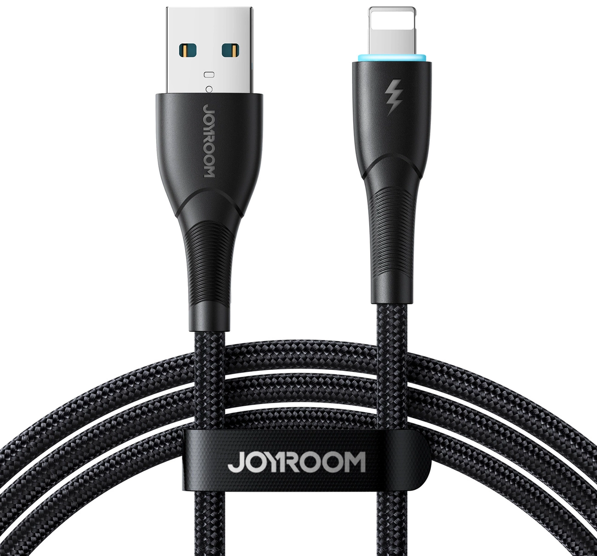 Joyroom SA32-AL3 USB-A–Lightning kabel za prenos podatkov in polnjenje, 18 W, 1 m, črn