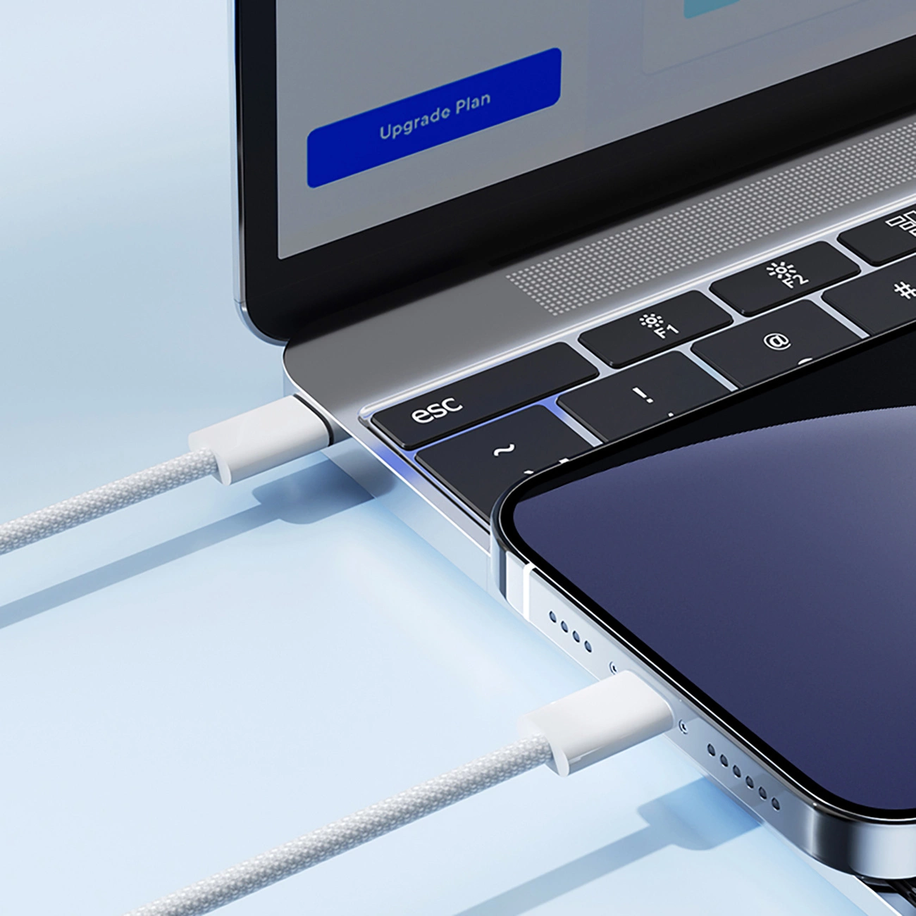 Kabel za podatke in polnjenje USB-C - Lightning Joyroom S-A45, 30W, 1m, Bel