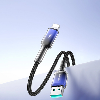 USB-A to Lightning Data and Charging Cable Joyroom S-A42, 18W, 1.2m, Black