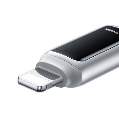 Kabel za podatke in polnjenje USB-A - Lightning Joyroom S-A55 StarFlight Display, 18W, 1.2m, Bel