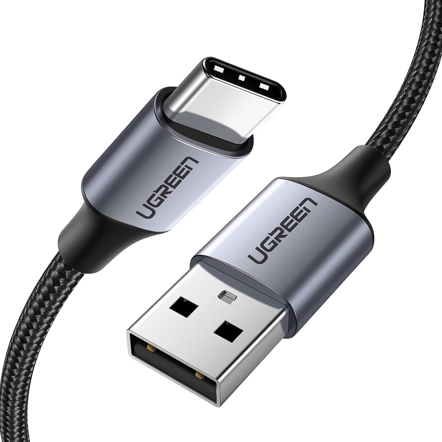 Kabel za podatke in polnjenje USB-A - USB-C UGREEN US288, 18W, 1m, črn