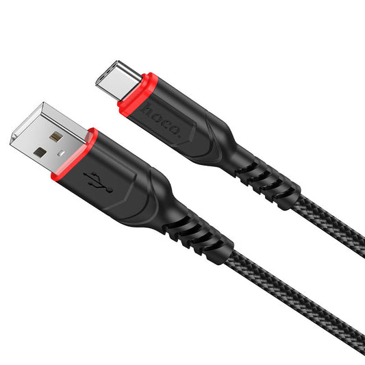 Kabel za podatke in polnjenje USB-A - USB-C HOCO X59 Victory, 18W, 1m, črn