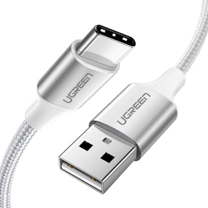 Kabel za podatke in polnjenje USB-A - USB-C UGREEN US288, 18W, 2m, Bel