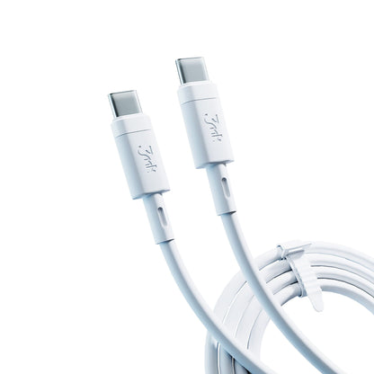 USB-C podatkovni in polnilni kabel - USB-C 3MK Hyper Silicone, 60W, 1m, bel