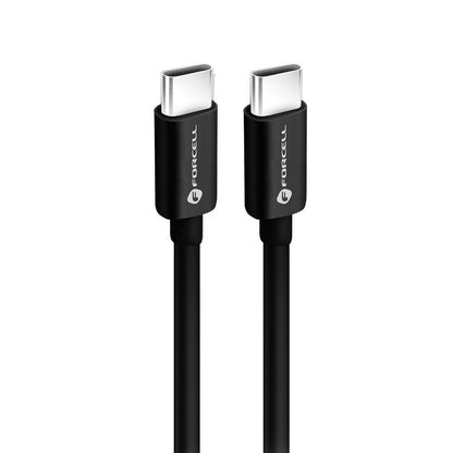 USB-C Data and Charging Cable - USB-C Forcell F-Energy C338, 60W, 3m, Black 