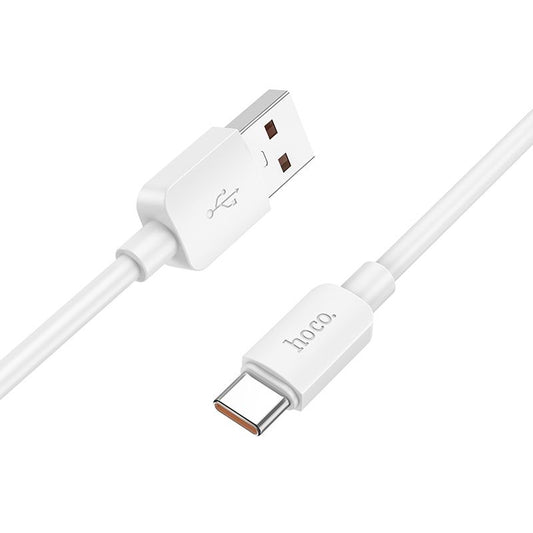 Kabel za prenos podatkov in polnjenje USB-A - USB-C HOCO X96, 100W, 1m, Bel