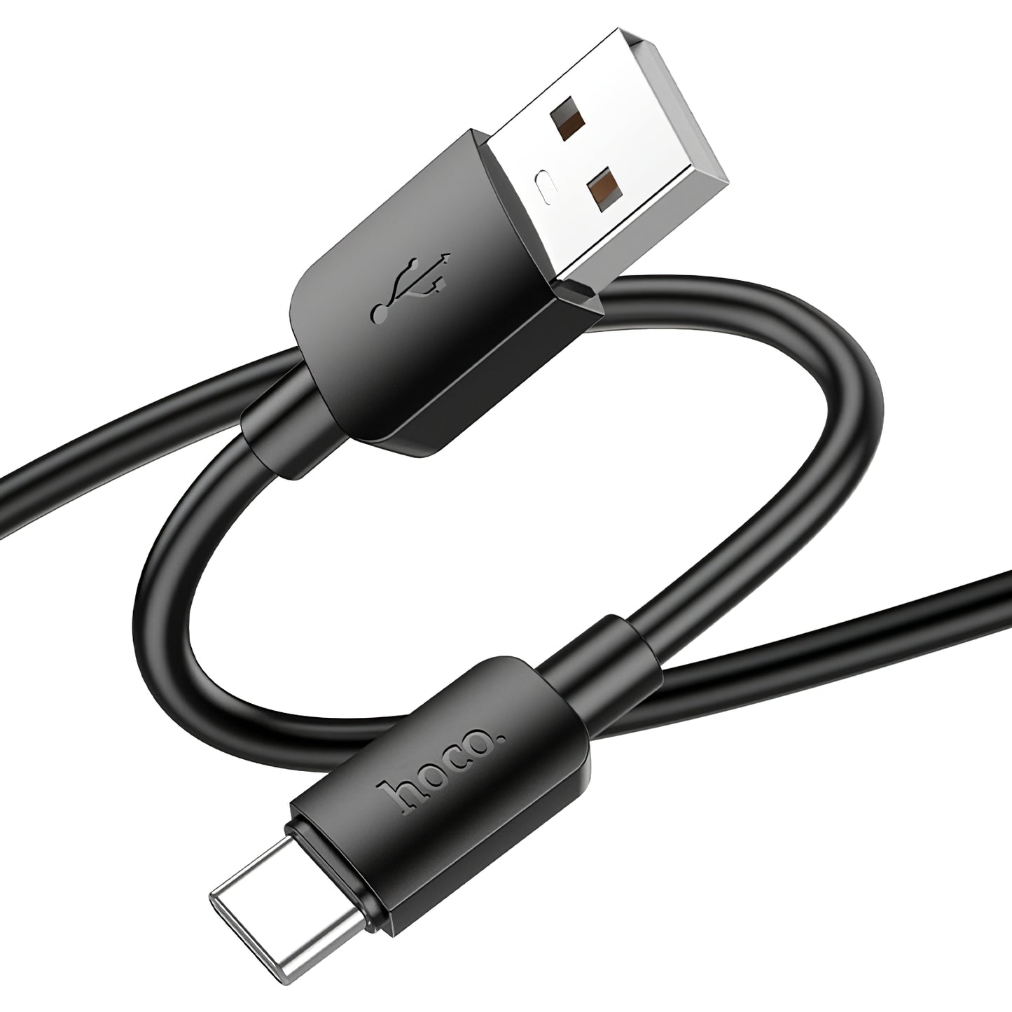 Kabel za prenos podatkov in polnjenje USB-A - USB-C HOCO X96, 27W, 0.25m, črn