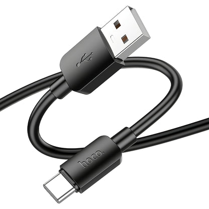 Kabel za prenos podatkov in polnjenje USB-A - USB-C HOCO X96, 27W, 0.25m, črn