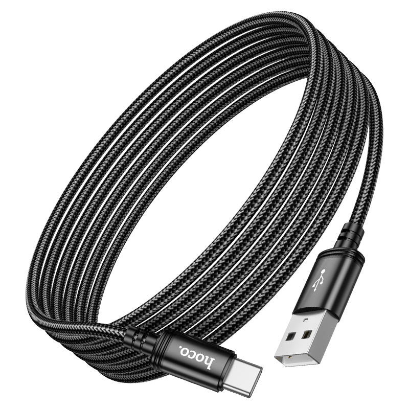 Kabel za podatke in polnjenje USB-A - USB-C HOCO X91, 18W, 3m, črn