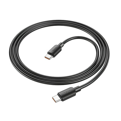 Kabel za podatke in polnjenje USB-C - USB-C HOCO X96, 100W, 1m, črn