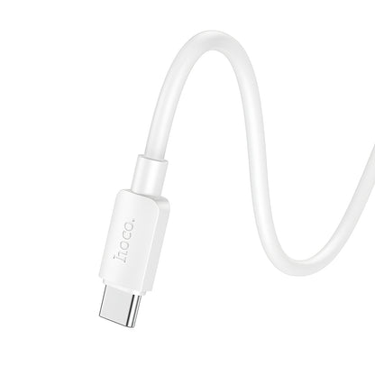 Kabel za podatke in polnjenje USB-C - USB-C HOCO X96, 100W, 1m, Bel