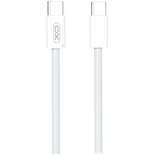 Kabel za podatke in polnjenje USB-C - USB-C XO Design NB-Q260A, 60W, 1m, Bel