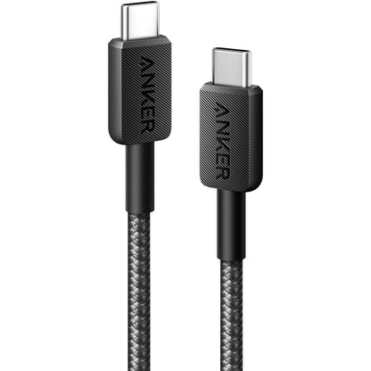 Podatkovni in polnilni kabel USB-C Anker 322, 60 W, 1,8 m, črn A81F6G11 