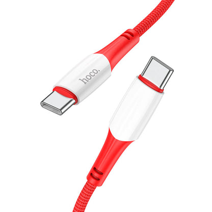 USB-C Data and Charging Cable - USB-C HOCO X70, 60W, 1m, Red 