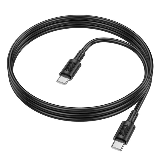 Kabel za podatke in polnjenje USB-C - USB-C Borofone BX111 Feliz, 60W, 1m, črn