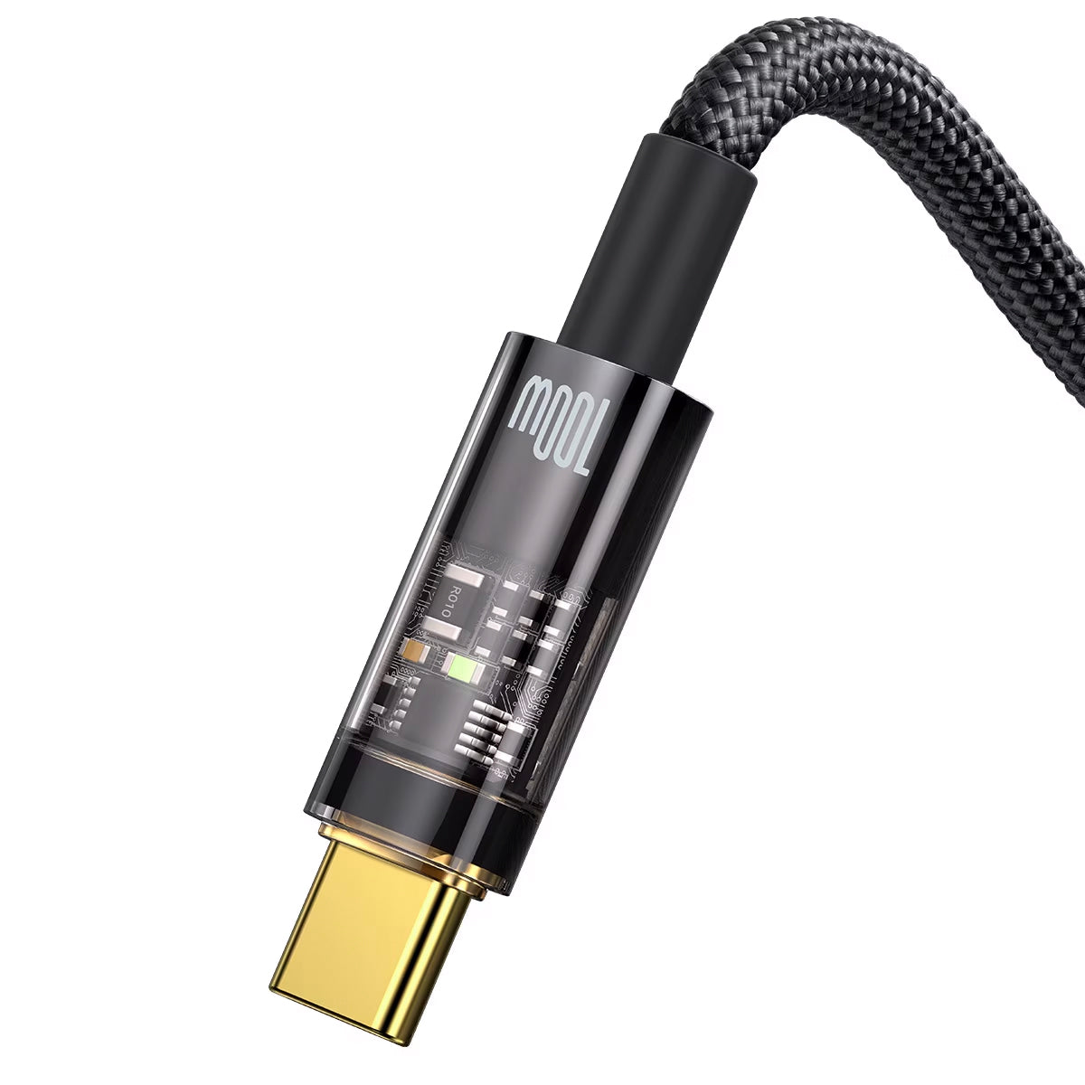 Podatkovni in polnilni kabel USB-A - USB-C Baseus Explorer, 100W, 2m, črn CATS000301